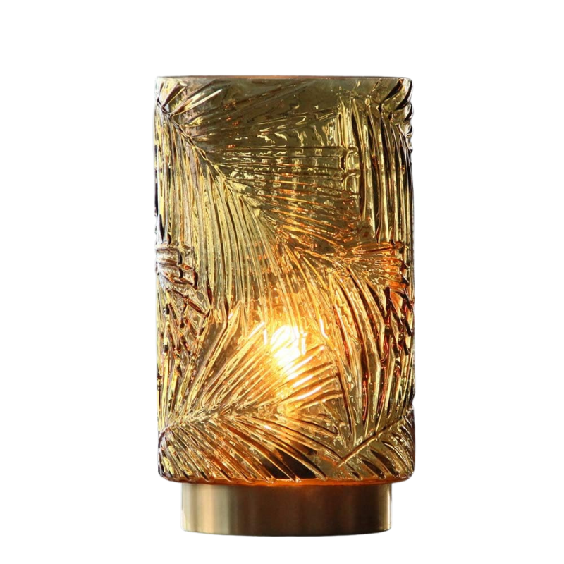 Battery Powered Nightlight with LED Bulb with Timer Table Lamp
