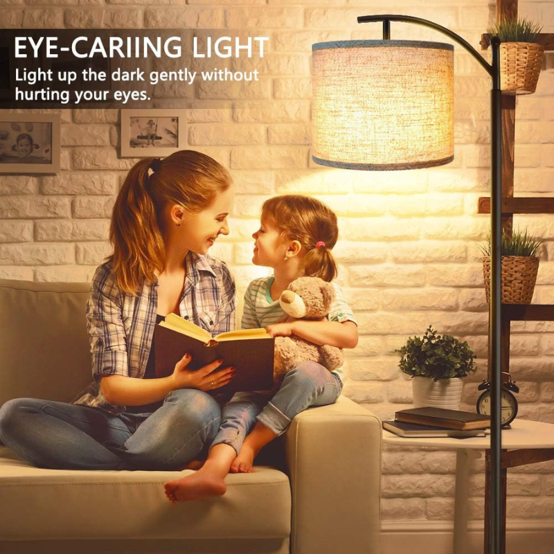 Floor Lamp for Living Room with 3 Color Temperatures LED Bulb