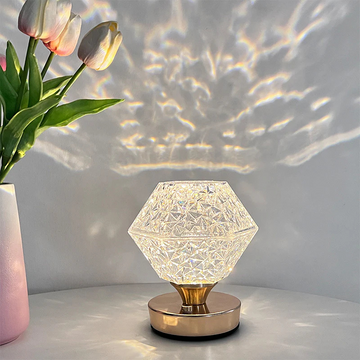 Romantic Acrylic Sky Projection Wireless Table Lamp