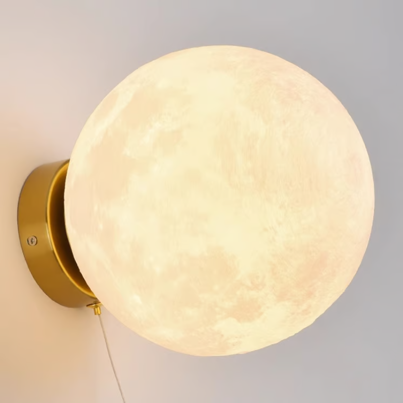Nordic Mid-Century Bedroom Bedside Astronaut Wall Sconce