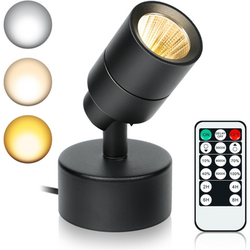 LED Spotlights Indoor with Remote Control Dimmable & Timer
