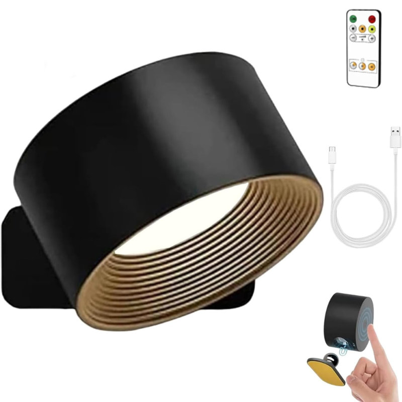 360° Rotation Mounted Rechargeable LED Wall Sconce